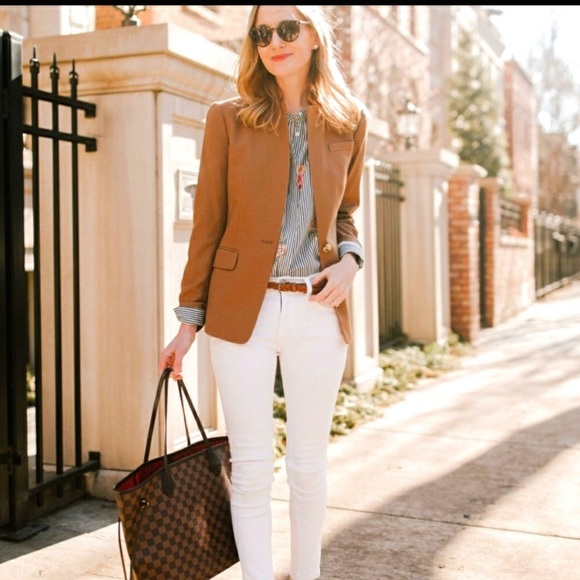 J. Crew Jackets & Blazers - J.Crew Regent wool blazer in camel size 12